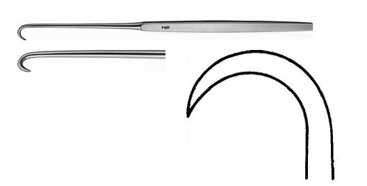 ГАЧОК 1-ЗУБ. ГОСТР. ВЕЛ. ВИГНУТ. 165MM